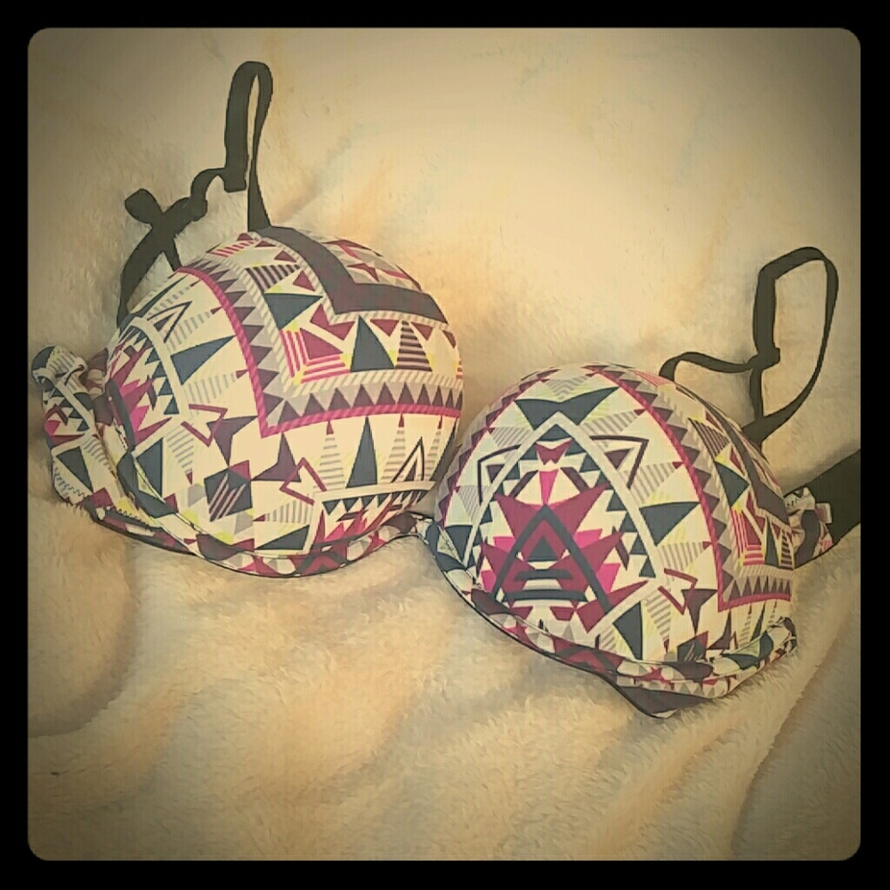 Pink "Wear everywhere super push up" Bra